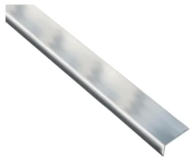 Produktbild von Winkelprofil | selbstklebend | Aluminium, chromdesign | 1000 x 30 x 15 mm