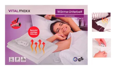 Produktbild von Wärmeunterbett 150x80cm elektrische Heizdecke Heizmatte Wärmedecke Wärmebett