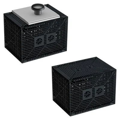 Produktbild von Set Sickerbox Quader 560 Liter, Geotextil 8 m² & Entlüfter