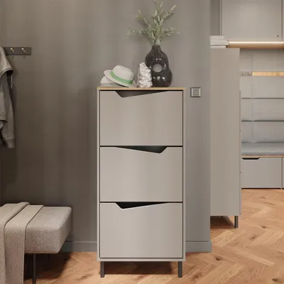 Obrázek produktu pro Botník na boty Vicco Marelle Béžový dub/Artisan 60 x 129.5 cm se 3 přihrádkami, Model 57863