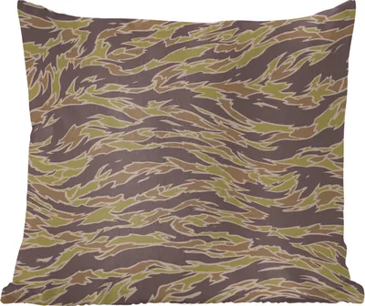 Produktbild von MuchoWow® Zierkissen Sofakissen Wohnzimmer Dekokissen 50x50 cm Camouflage-Muster mit Streifen - Komfort - Sofakissen