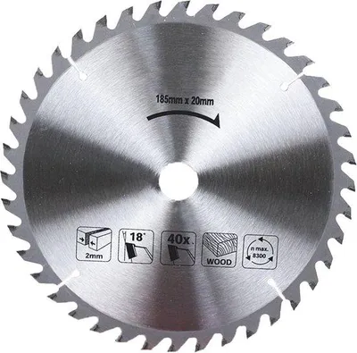 Image de Lame de scie circulaire de 185 mm pour une coupe de précision, haute qualité