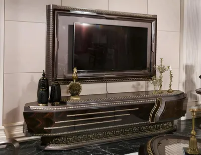 Immagine prodotto di Mobile TV in legno marrone di design - Mobile TV di pregio