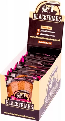 Produktbild von Blackfriars Cookies (16x60g) Raspberry & White Chocolate Chunk - Funktionelle Lebensmittel - Eiweiß-Snacks