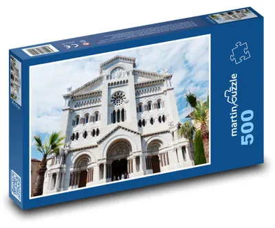 Obrázok produktu pre Puzzle 500 Katedrála v Monaku - martinpuzzle
