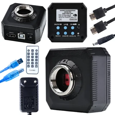 Image de Caméra microscopique, résolution 4K, connectivité HDMI/USB, couleur noire