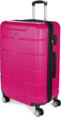Immagine prodotto di Valigia da viaggio BRUBAKER Miami - Trolley rigido espandibile con chiusura a combinazione e 4 ruote - Trolley 49 x 76,5 x 32 cm, XL, rosa