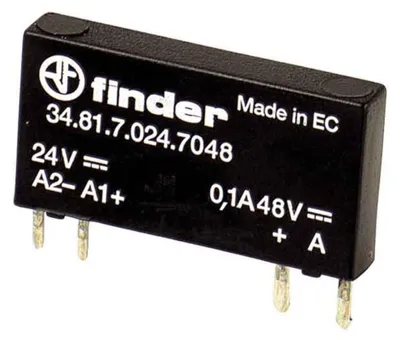 Image de Finder Relais SSR 24VDC 16..30V 7mA 34.81.7.024.9024