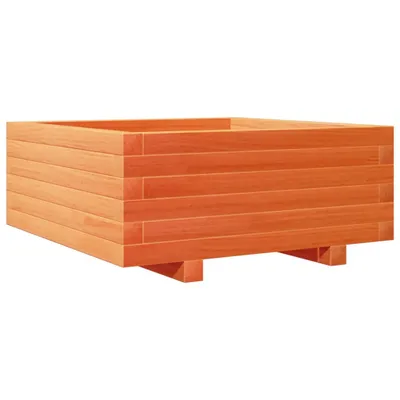 Obrázok produktu pre vidaXL Kvetináč vosk hnedý 60x60x26,5 cm masívne borovicové drevo