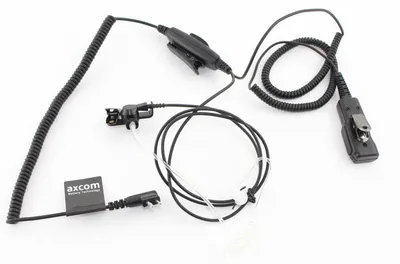 Produktbild von Schallschlauch-Headset 2-Kabel mit Bajonettanschluss, Mikro, PTT für Motorola GP300, CP040, DP1400,