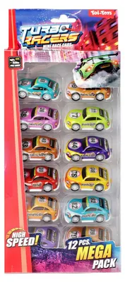 Image de Turbo Racers Pull Back Raceauto's, 12st.