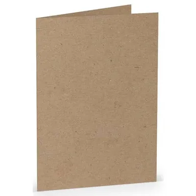 Produktbild von Doppelkarte B6 hoch Kraft