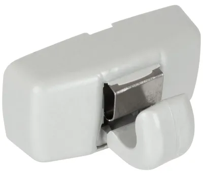 Produktbild von Audi A2 8Z A3 8L A4 B5 B6 B7 A5 8T A8 D2 D3 D4 Sonnenblenden-Hakenhalter GRAU