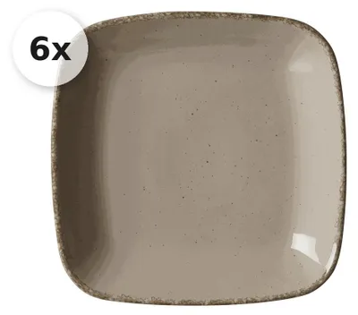 Produktbild von Suppenteller 6er Set Casa grau