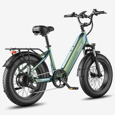 Produktbild von Fafrees F20 Rover Fettreifen-Utility-E-Bike |48V 20Ah Akku| 75–100 km Reichweite| Shimano 7-Gang Schaltung | Hydraulische Scheibenbremsen |Misty Grün