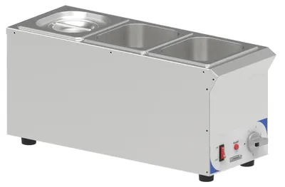 Image de Bain-marie à Sauce 3 X Gn 1/6 Compact - Casselin