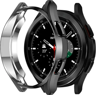 Produktbild von Strap-it Samsung Galaxy Watch 4 Classic 42mm TPU Schutzhülle (Schwarz)