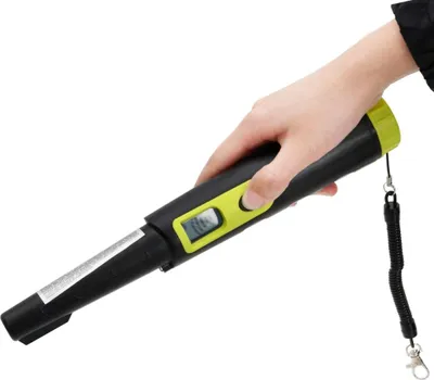 Produktbild von vidaXL Metalldetektor-Pinpointer mit LCD-Display Schwarz und Gelb