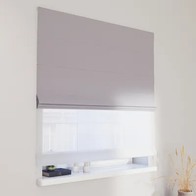 Produktbild von Dekoria Doppelraffrollo Duo, grau, 130 x 170 cm