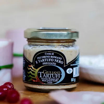 Image de Crème de Pecorino Romano et de truffe noire, 80 g