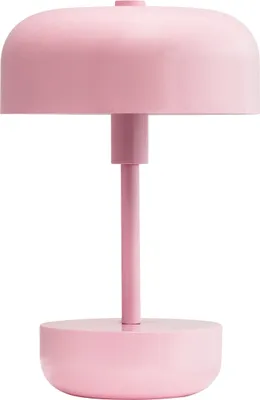 Produktbild von Tischlampe, Kabellos Dimmbar Tischleuchte, Led Tischleuchte Metall, Leselampe, USB Wiederaufladbare, Haipot rosa