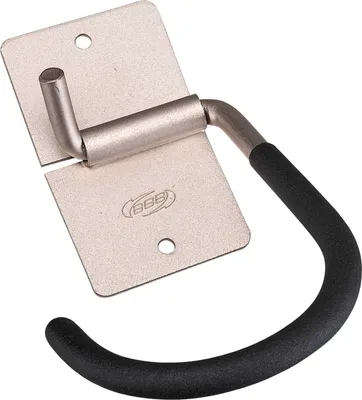 Produktbild von BBB Cycling BBB Wandhaken ParkingHook schwarz - platzsparende Fahrradaufbewah...