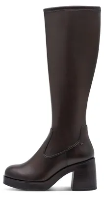 Produktbild von Tamaris Damen Stiefel Langschaft vegan und mit Reißverschluss 1-25526-45, Größe:40 EU, Farbe:Braun