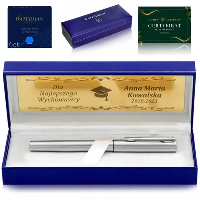 Obrázek produktu pro Waterman Graduate Stalové CT plnicí pero s gravírováním
