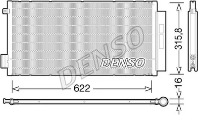 Zdjęcie produktu dla Skraplacz klimatyzacji DENSO DCN09044