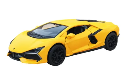 Produktbild von LAMBORGHINI Revuelto Modellauto aus Metall mit Rückzugmotor Modell Auto Spielzeugauto Spielzeug Geschenk Welly 41 (Gelb)