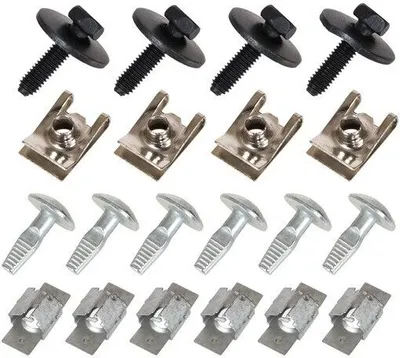 Produktbild von Unterfahrschutz Motor Befestigung Clips Set für Peugeot 1007 05-09 / 207 07-13