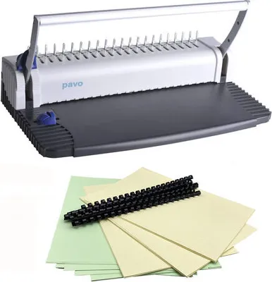 Produktbild von 1x PAVO Bindemaschine Bindegerät SMARTMASTER 2 Bindegerät inkl. 75 tlg. Starterset