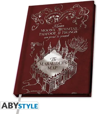 Image de ABYstyle - Harry Potter - Marauder's Map A5 carnet de notes