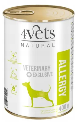 Produktbild von 4VETS NATURAL Allergie Lamm Hund 400g