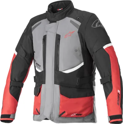 Zdjęcie produktu dla Kurtka ANDES V3 DRYSTAR, ALPINESTARS (szara/czarna/czerwona, rozmiar S)