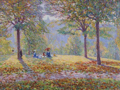Obrázek produktu pro Wynford Dewhurst Art Print Obraz - Piknik, 1908 (60 x 80 cm)