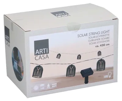 Immagine prodotto di Solar Lichtsnoer Zwart, 420 cm