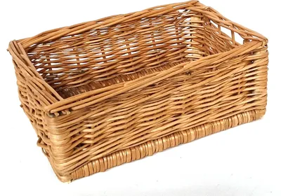 Produktbild von Aufbewahrungskörbe in 3 größen aus Weide Aufbewahrungsbox Regalkörbe Schrankkorb Präsentkorb