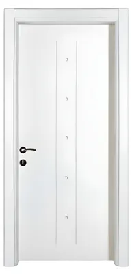 Image de Porte blanche au design minimaliste Des portes haut de gamme pour votre intérieur