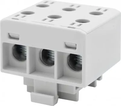 Produktbild von 3-Tor Klemmenleiste Al/Cu 3x35mm² - Grau F2.0539