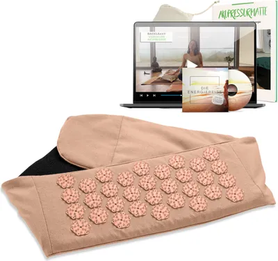 Produktbild von BACKLAxx® Akupressur Gürtel gegen Rückenschmerzen für zu Hause und unterwegs. Rückenschmerzen Gürtel verstellbar bei Verspannungen, Rückengurt Rückenschmerzen, Rückengürtel gegen Schmerzen