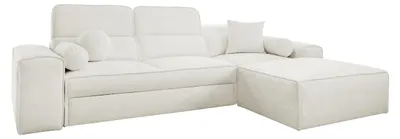 Produktbild von MIRJAN24 Ecksofa Viveri I, Schlaffunktion und Bettkasten, L-Form Polsterecke (Farbe: Velo 621, Seite: Rechts)