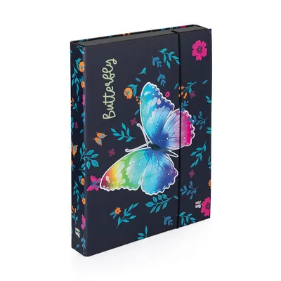 Image de Karton P+P A4 Jumbo notebook box Butterfly 2 KT5-78223