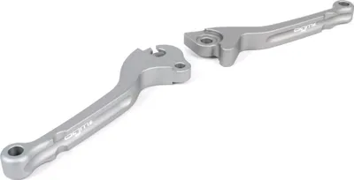 Image de Kit de leviers de frein et d'embrayage CNC, couleur argent, compatible avec Vespa PX 125