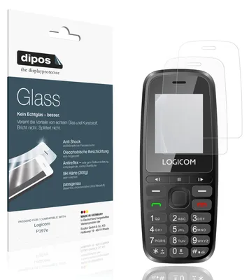 Image de 2x Protection ecrán pour Logicom P197e mat Verre souple Film Protecteur 9H dipos