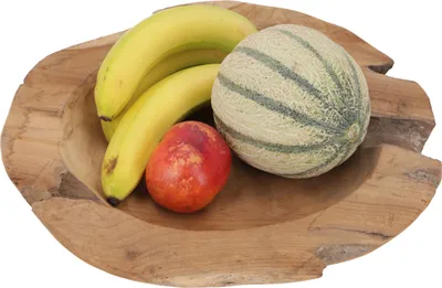 Produktbild von Schwere Obstschale, Holzschale Dekoobjekt aus Wurzelholz - Modell 4, Braun, 8*32*35 cm, Schalen