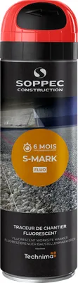 Zdjęcie produktu dla Levior Fluorescencyjny spray S-MARK 6M czerwony 500ml