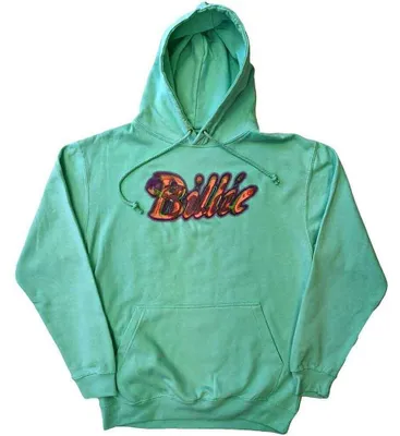 Obrázok produktu pre Billie Eilish Silhouettes (Back Print) Green M Mikina