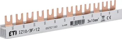 Immagine prodotto di Bus di interconnessione 3 poli 12 moduli /crest/ ETI IZ10/3F/12
