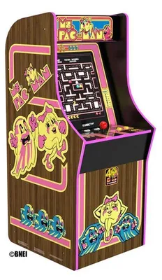 Produktbild von Arcade1Up MS Pac-Man 40th Anniversary, Aufrecht stehender Arkadenschrank, Ms. Pac-Man, Unisex, 43,2 cm (17"), LCD, Mehrfarbig